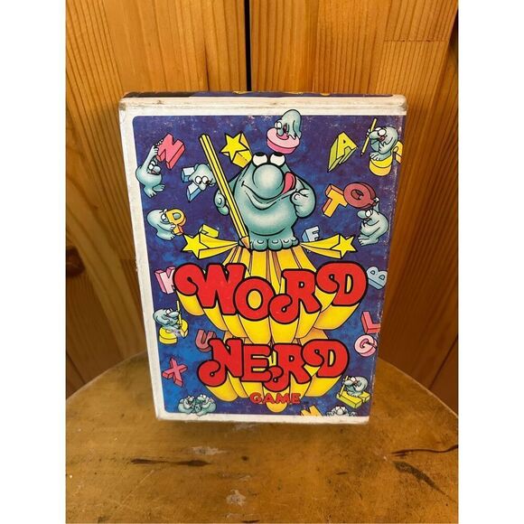 VINTAGE 1979 HASBRO WORD NERD GAME #2235 & INSTRUCTION BOOKLET (8486) - Picture 1 of 9